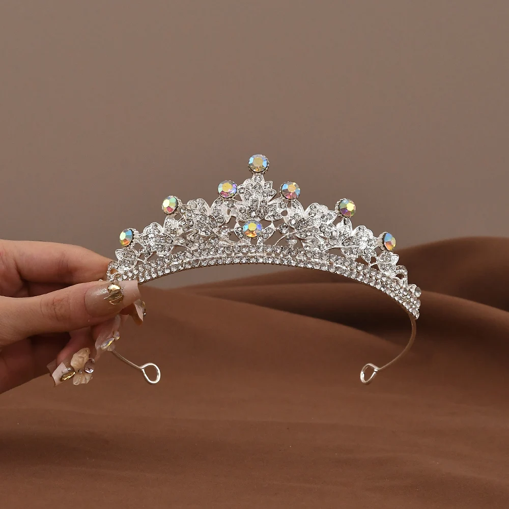 Fashion Crystal Crowns Rhinestone Tiaras Princess Diadem Bridal Wedding Prom Party Hair Accessories Jewelry Ornaments