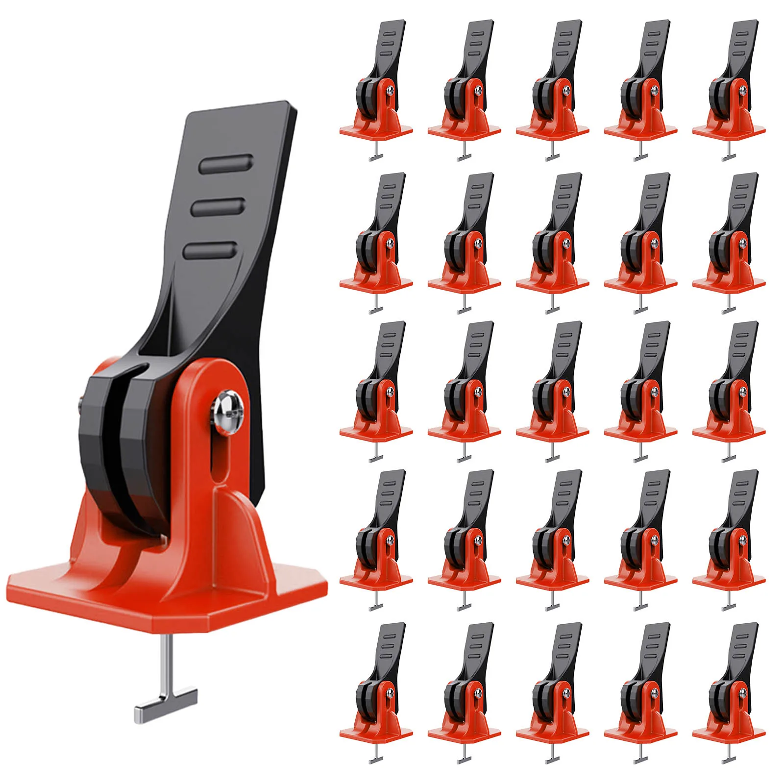 100Pcs Reusable Tile Leveling System Wall Floor Tile Leveler Spacers Tile Laying Anti Lippage Construction Tools
