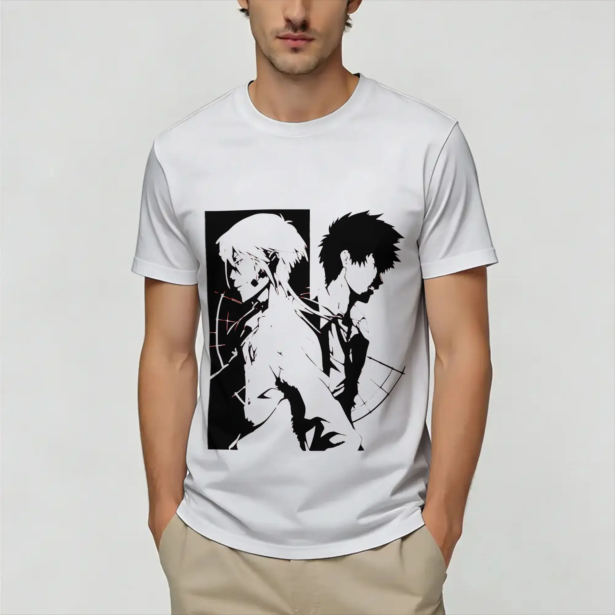 Psycho-Pass  Cotton T Shirt For Men Beach  Awesome T Shirts Comfortable Fashion Tees Oversized Cheap Clothes