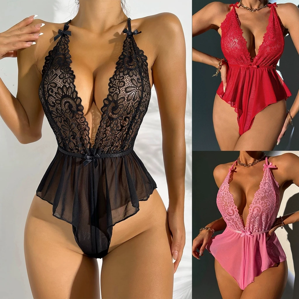 Women Bikini Summer Strappy Sexy Cutout Underwire Tassel Swimwear Retro Lace Pajamas Perspective High Waist Adjustable Swimsuit