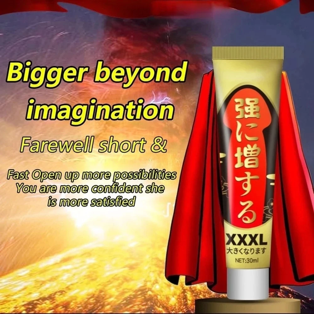 Big Dick Penis Enlargement Cream Sex Gel 30ml Increase Dick Size Male Delay Erection Cream for Men Growth Thicken Adult Products