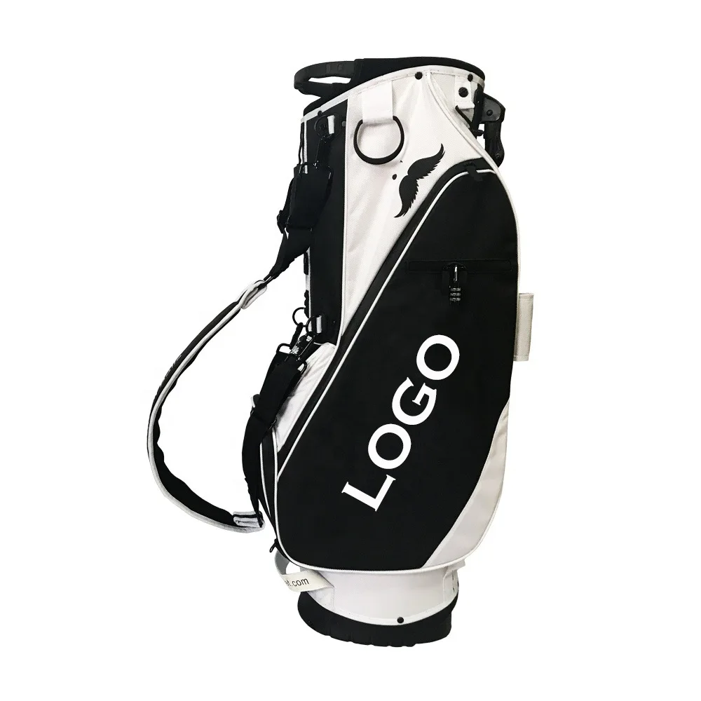 For Custom Stand Premium waterproof Golf Bag Pu Leather portable Golf Staff Bag