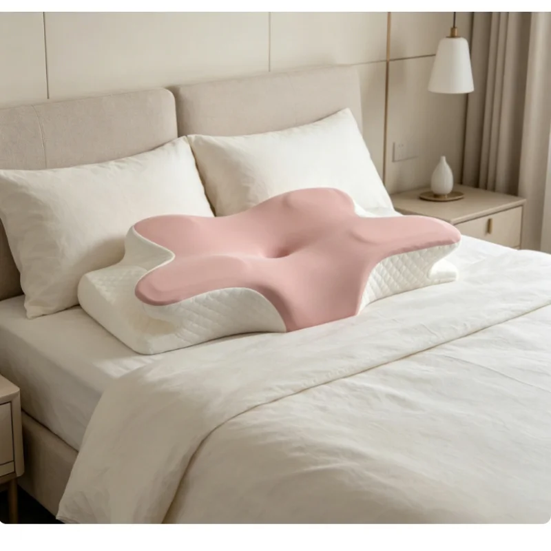 

Summer Cooling Butterfly Memory Foam Pillow Slow Rebound Cervical Neck Support Pillow for Comfortable Sleep
