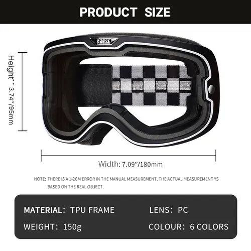 Imagen 2 del producto Gafas protectoras UV 400 para motociclismo, gafas fotocromáticas antiarena para Motocross, gafas deportivas para patinaje, a prueba de viento y polvo