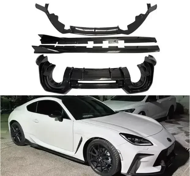 New！ For Toyota GR86 Subaru BRZ 2021 2022 2023 2024 Bumper Front Lip Rear Trunk Diffuser Side Skirts Real Carbon Fiber Full Body