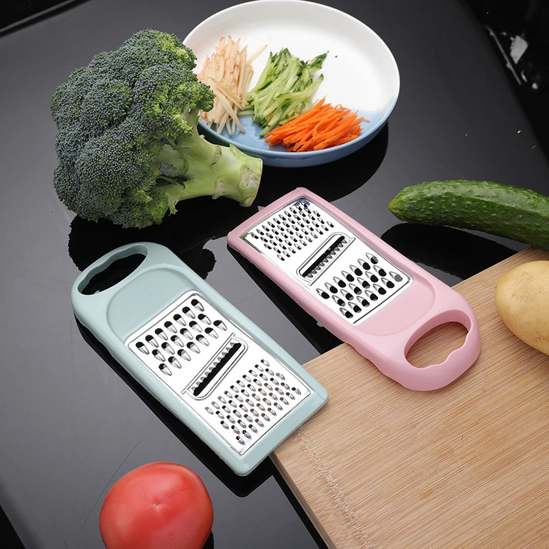 Household Stainless Steel Grater 3-in-1 Potato Shredded Handy Cucumber Planer Multifunctional Vegetable Slicer Kitchen Utensils