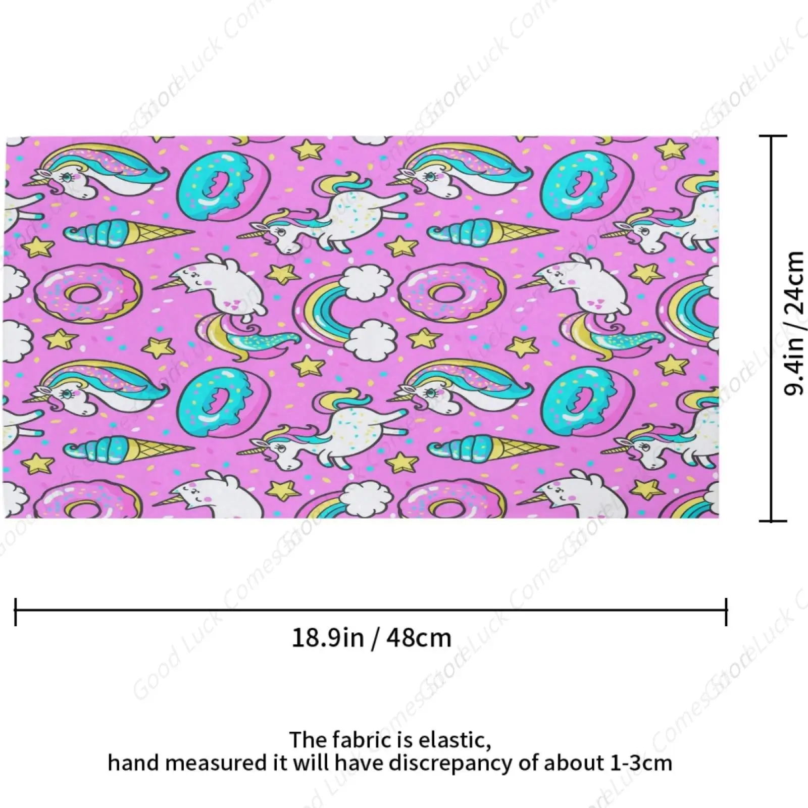 Protective Veil Scarves Unicorn Cat Blue Donut Women Men Scarf Sunscreen Dust Wind UV Sun Hair Wrapping Wristband Headwear view 2