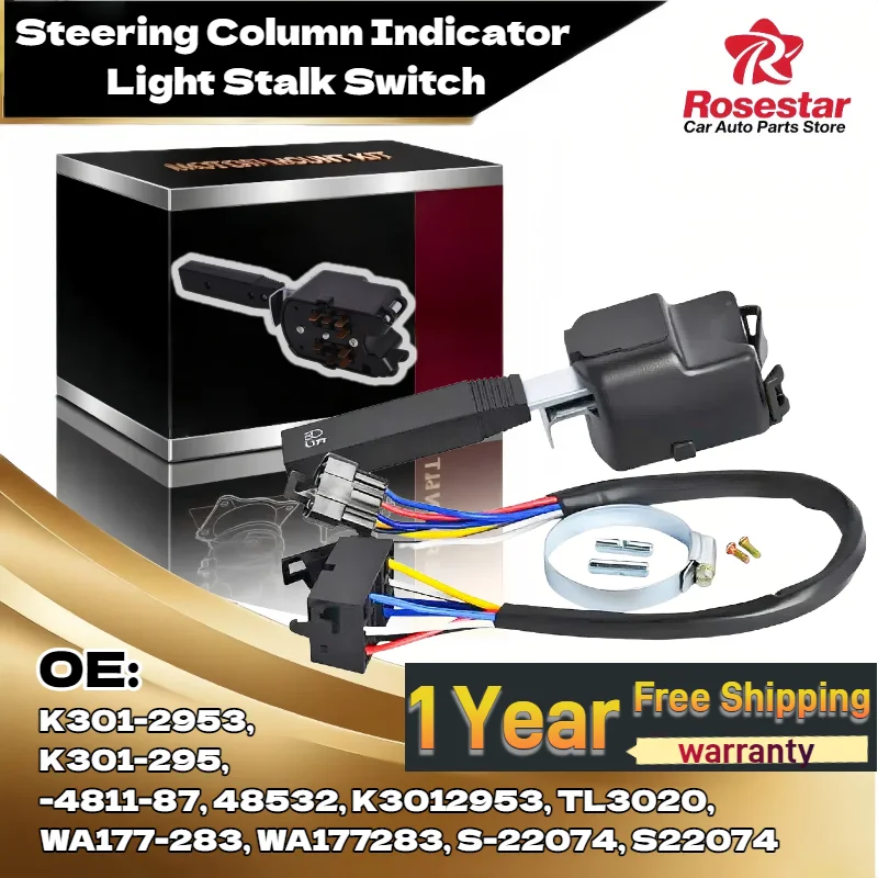 

01481187 K301-2953 WA177283 S22074 НОВЫЙ переключатель указателей поворота для Kenworth