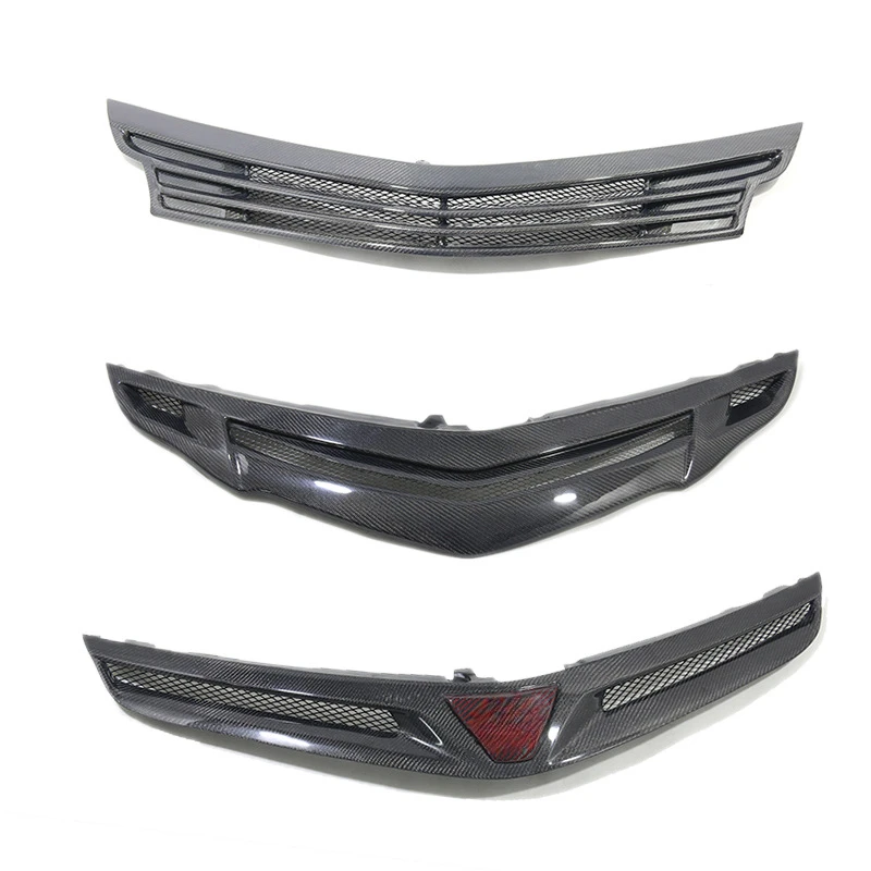 For Toyota Previa ESTIMA ACR50 Carbon Fiber Front Grille Replacement Mid-Late Model Grill Guard Facelift