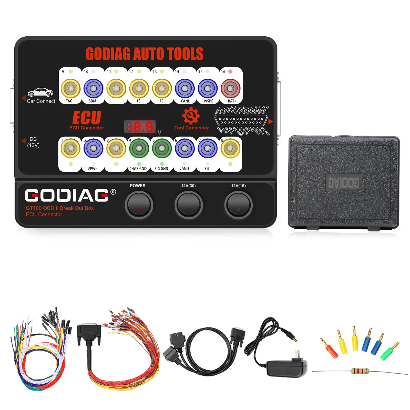 GODIAG GT100 Obdii بروتوكول ECU كاشف وكسر الصندوق بالإضافة إلى برمجة FEM/BDC ومنصة الاختبار CAS4 / CAS4+
