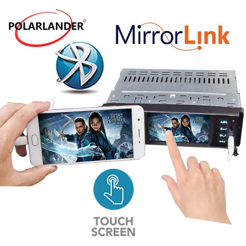 

Автомобильный радиоприемник Bluetooth RDS с сенсорным экраном MP4 DME 4019RDS Цифровой высококачественный FM-стерео радио