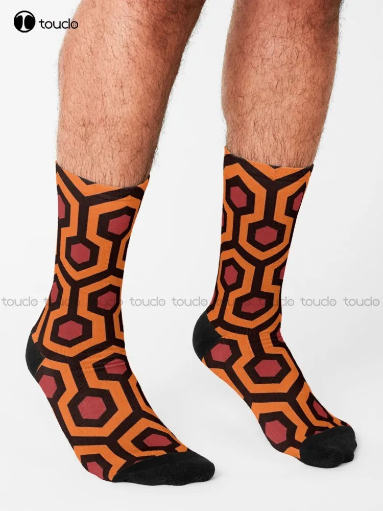 Redrum Mid Century Modern Mcm Overlook Hotel Socks Womans Socks 360° Digital Print Design Happy Cute Socks  Creative Funny Socks