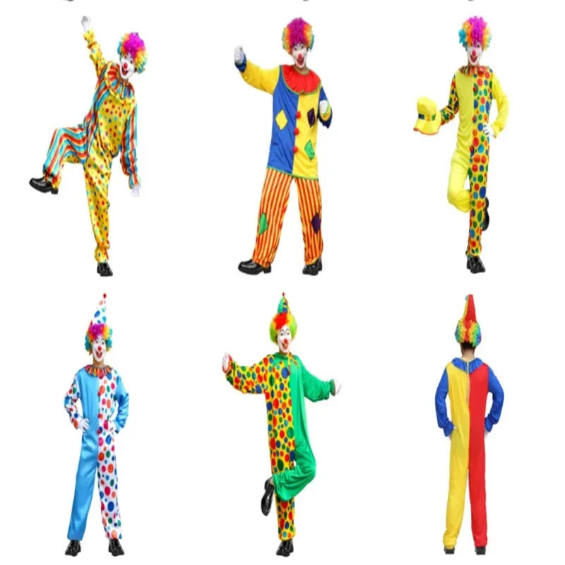 Костюм Хэллоуин Костюм Косплей Красочный комбинезон Платье для выступления на сцене