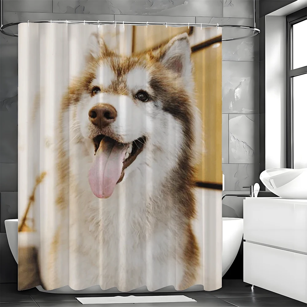 

Professional custom shower curtain