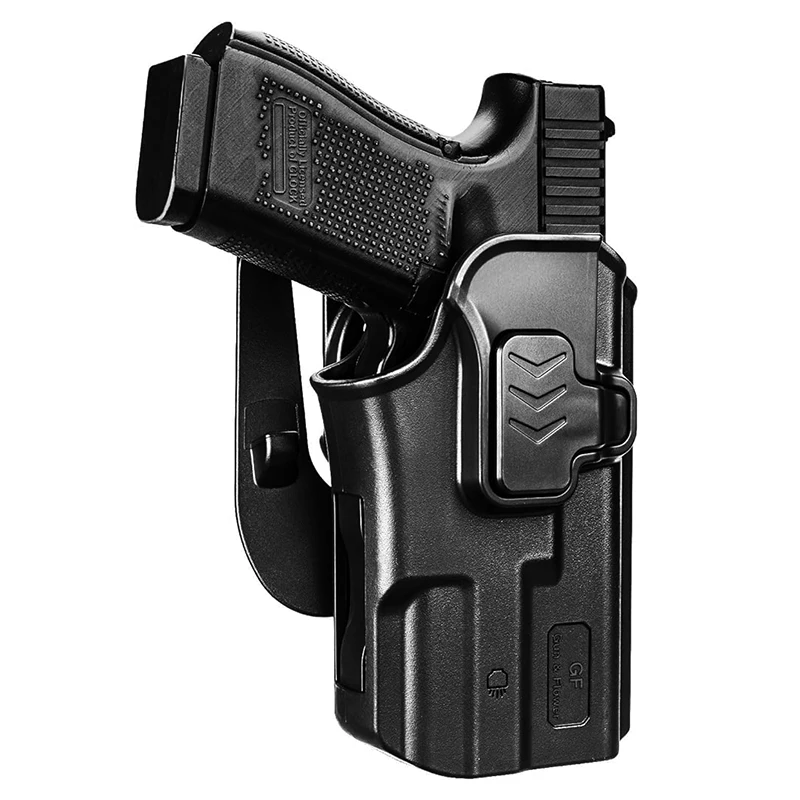 Level II G19 TLR8/TLR8A Holster, OWB Holsters Compatible with Glock 19 19X 44 45 Gen 3-5 & G23 32 Gen 3-4 TLR-8/TLR-8A, Level II