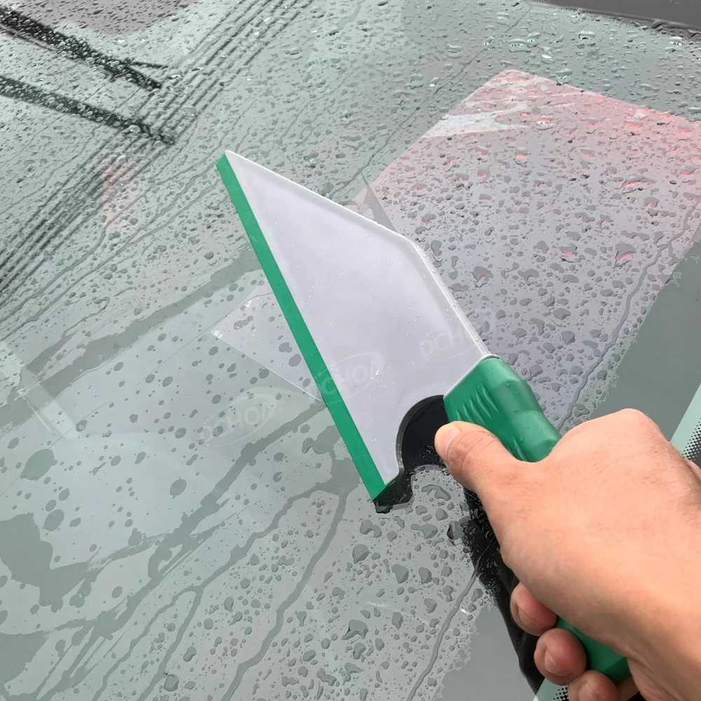 

Vinyl Wrapping Tools Glass Cleaning Board Handled Rubber Squeegee Window Glass Tinting Tool Household Cleaning Glass Window