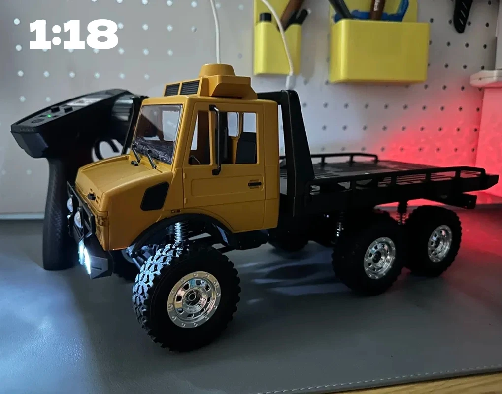

JJRC C8823 Радиоуправляемый масштаб 1:18 Внедорожник с дистанционным управлением Шестиколесный привод Альпинистская игрушка Полная пропорция Радиоуправляемая грузовик Игрушка для мальчиков Подарок