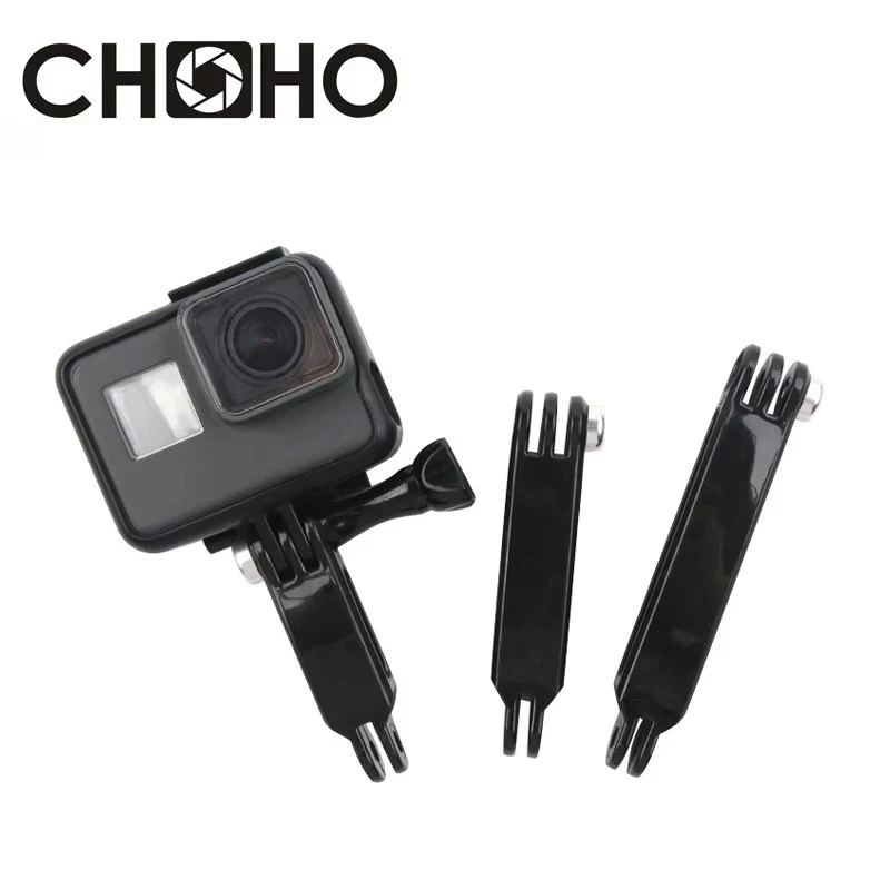 Do akcesoriów Gopro Przedłużenie 3-drożnego ramienia selfie stick Samodzielny kask do Go Pro Hero 13 12 Insta360 Dji Action 4