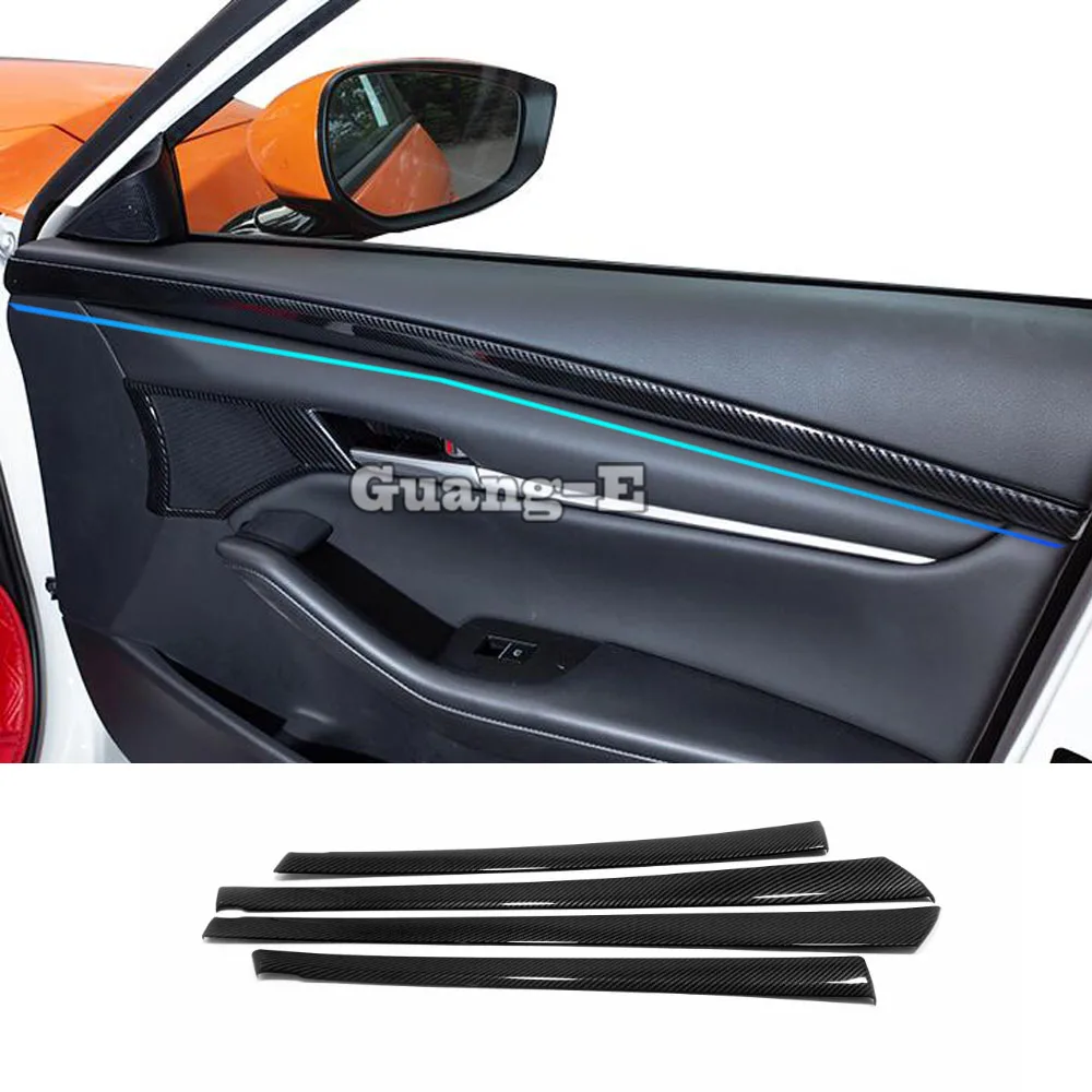 Car Stick Trim Cover Door Frame Trim Panel Handrail Lift Handle Bowl Armrest For Mazda 3 Mazda3 Axela M3 2019 2020 2021 2022