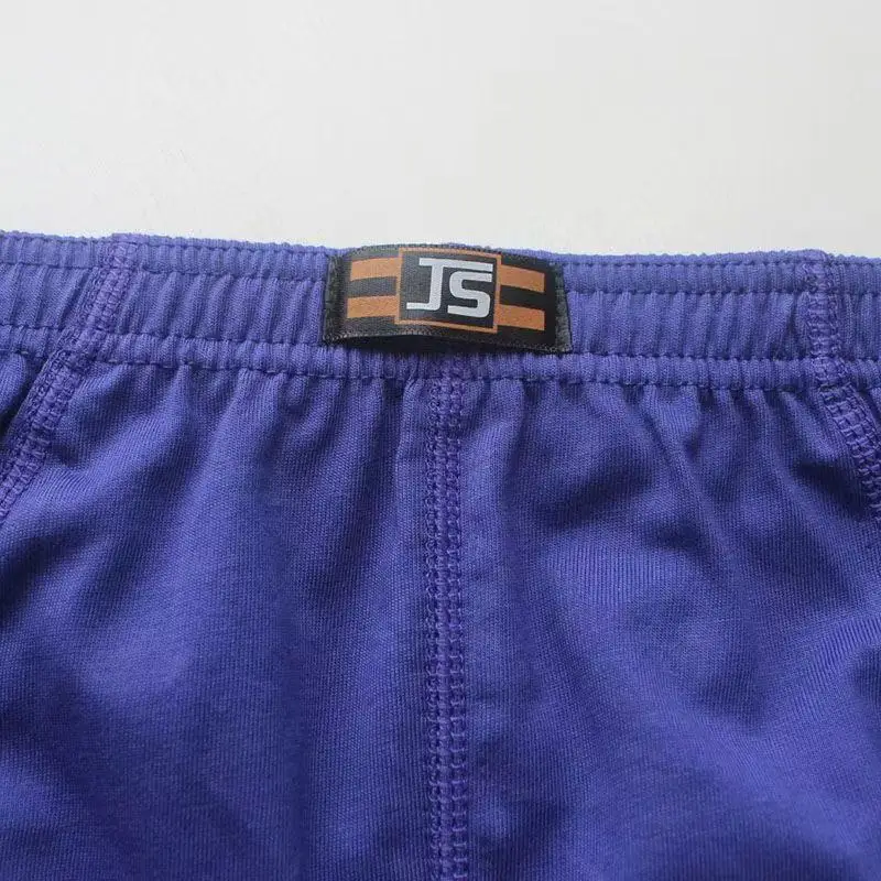 6 قطعة/المجموعة مريحة 100% القطن الذكور عالية الخصر السروال ملخصات الملابس الداخلية بانت السراويل المتاحة في أحجام XL-6XL #6