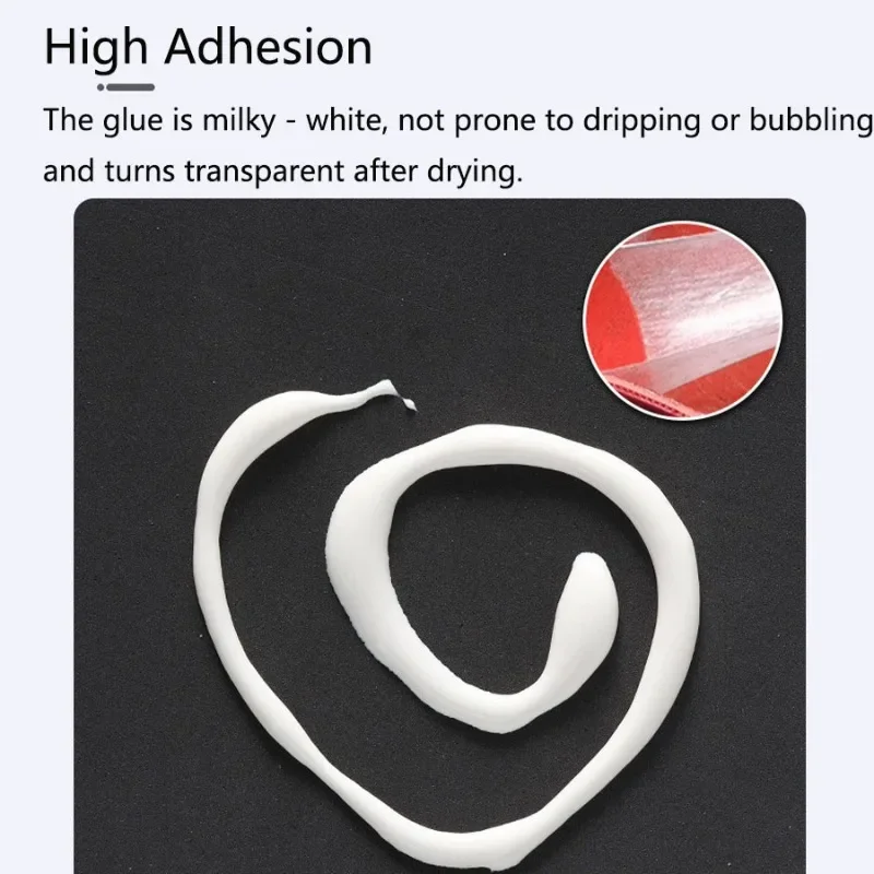 مضرب تنس طاولة 50 مللي غراء غير عضوي قائم على الماء كوكوتاكو عالي التصاق مع مشبك وإسفنجة بينج بونج شفرة مطاطية