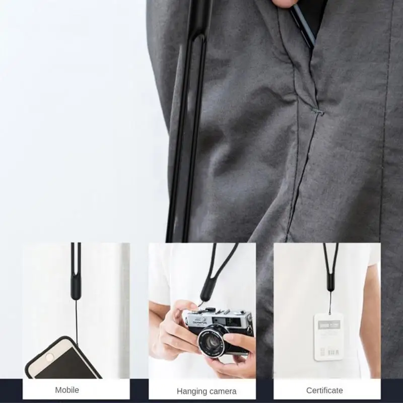 1pcs Wrist Strap Hand Lanyard Silicone Pendant For Cell Phone Camera Key Rope Chain Cute Lanyard Keychain Keychain Lanyard