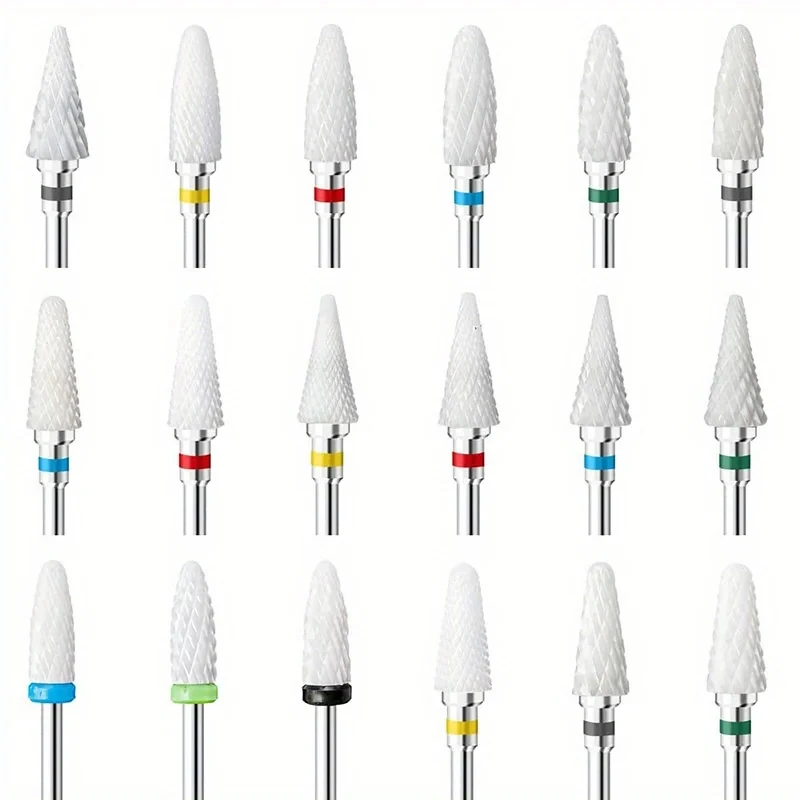 1 pièces fraise en céramique forets à ongles forets de manucure électriques pédicure moulin Bits Machine fichiers accessoires d'art des ongles outil