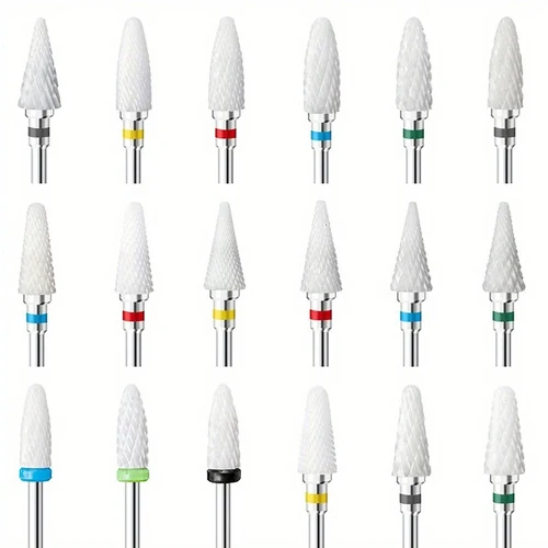 1 Uds. Fresa de cerámica, brocas para uñas, taladros eléctricos para manicura, molino de pedicura, máquina de limas, accesorios para decoración de uñas, herramienta