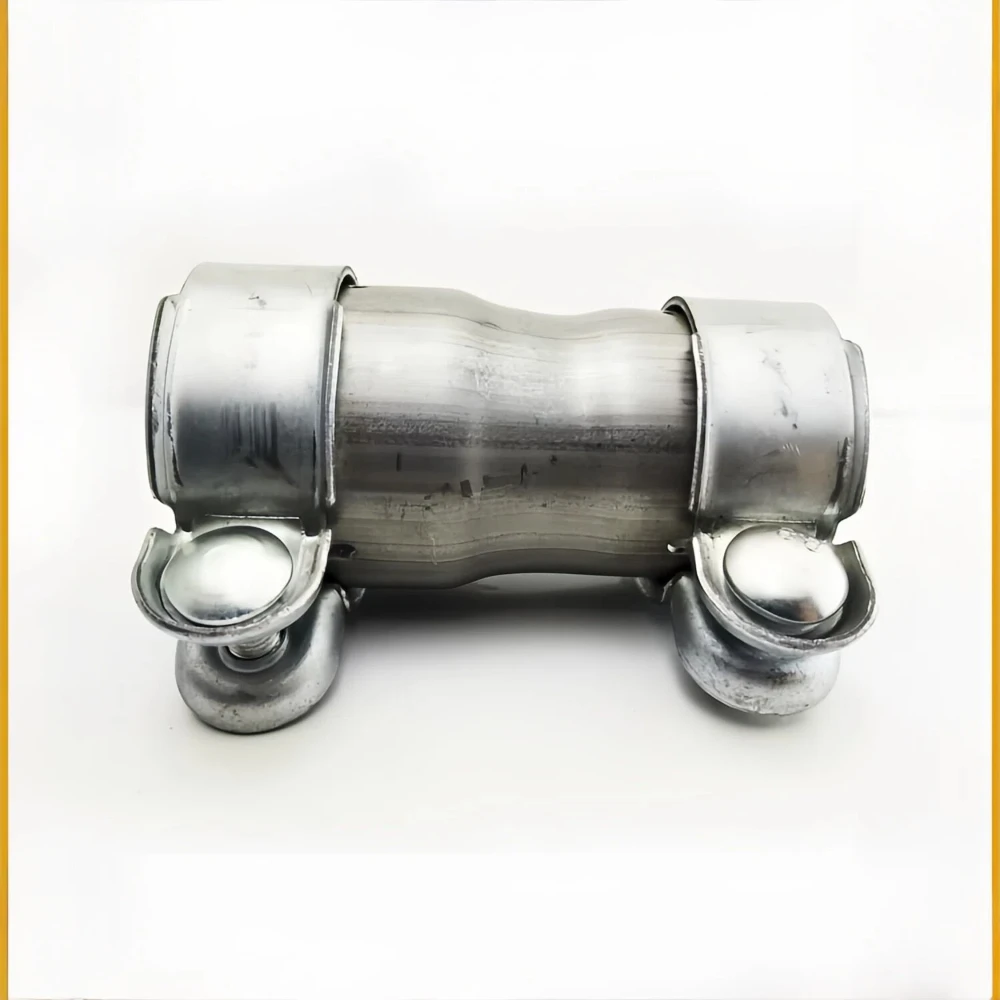 Universal Automotive Stainless Steel Standard Exhaust Pipe Reducer Connector Muffler Clamp Adapter Clip Sleeve Pipe Clamp40-65mm