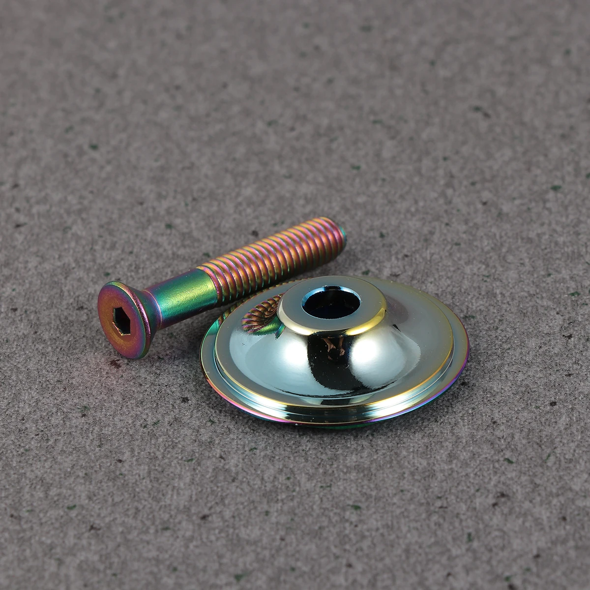 

Aluminum Alloy Bicycle Headset Cap 28.6mm Lightweight Durable Strong Pressure Resistant Shiny Smooth Bright Unique for Mountain