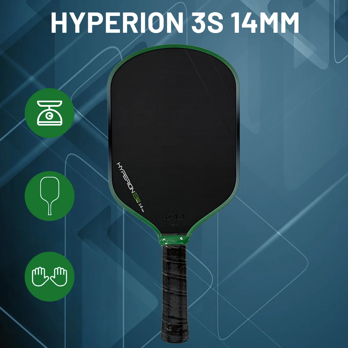 

Pickleball Paddle Hyperion 3S 14MM,Pickleball Paddle Honeycomb Core,Pickleball Paddle Carbon Fiber,Pickleball Racket