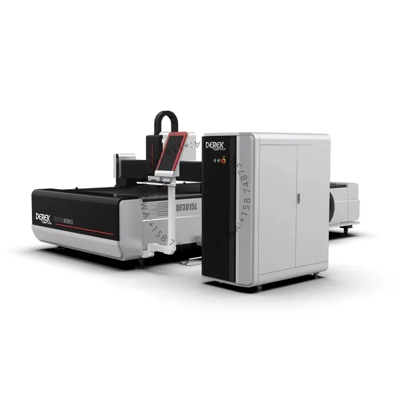 3015 Metal Sheet IPG/Max/Raycus Las er Source 3000W-6000W Fiber Las er Cut ting Machine CNC Control Software us ed Head Tube
