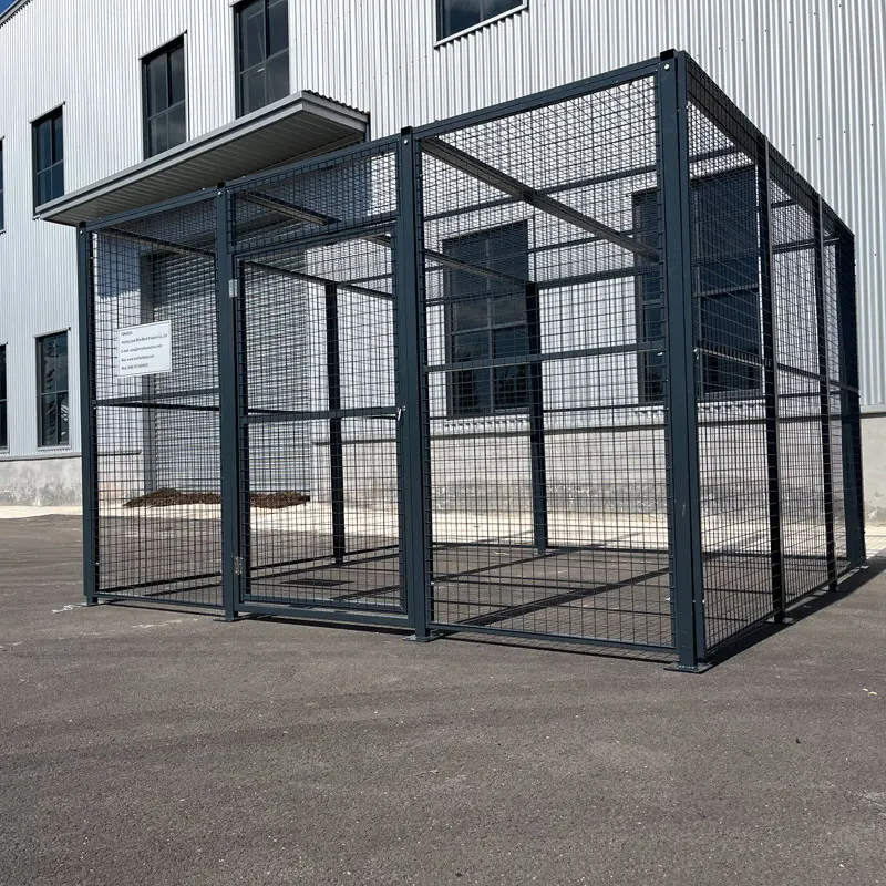 Easy Assemble 20*10ft Large Steel Locker Cage Wire Mesh Storage Lockers