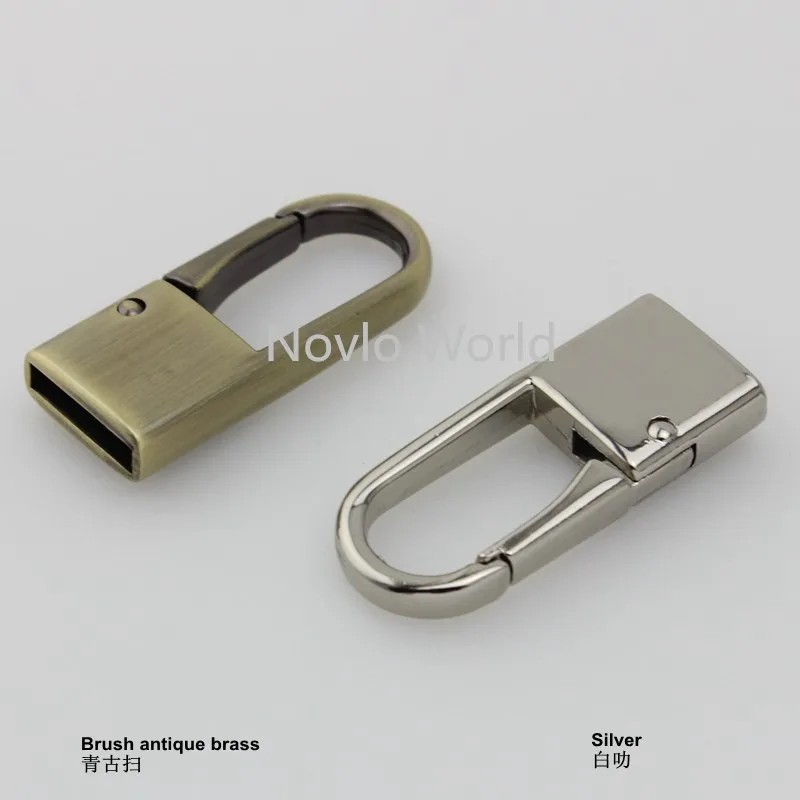 5-20-100pieces 5 colors 46*19mm metal spring ring keyless lock spring ring backpack connection buckles diy hardware accessories