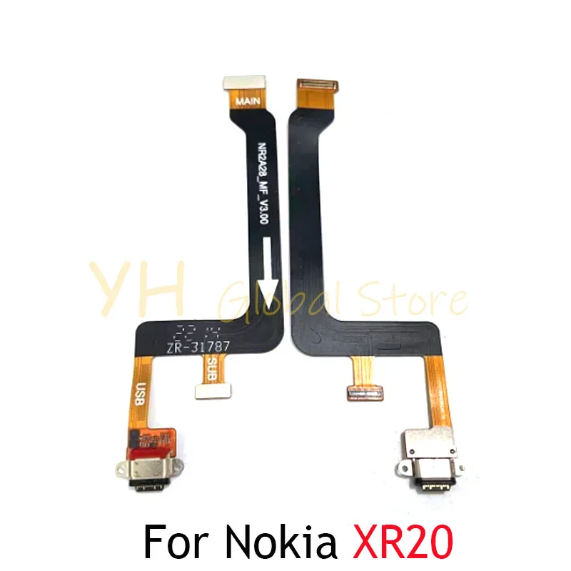 For Nokia XR20 / XR21 USB Charging Dock Connector Port Board Flex Cable Repair Parts