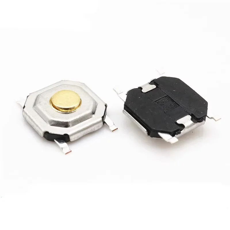 4*4*1.7mm touch switch, environmentally friendly and high-temperature resistant electric massage chair toothbrush button switch