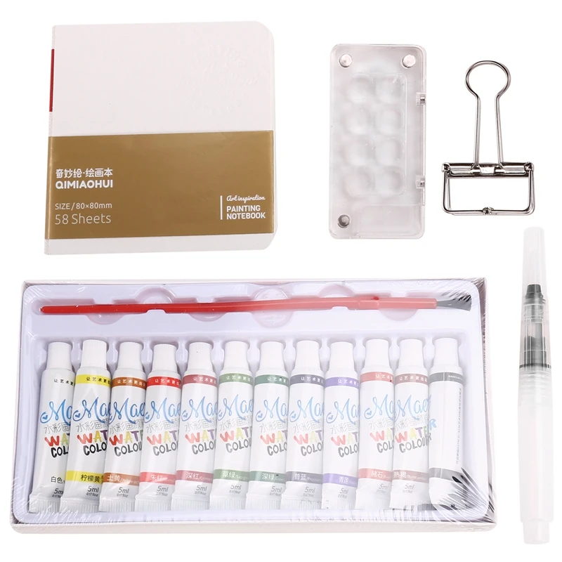 Pocketartist Travel Set Pocket Artist Watercolor Travel Set Veralea Watercolor Travel Set With Paint & Water Pen