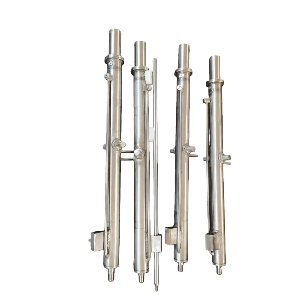Stainless steel hard chrome plated telescopic hydraulic cylinders for construction/metallurgy/agricultural machinery