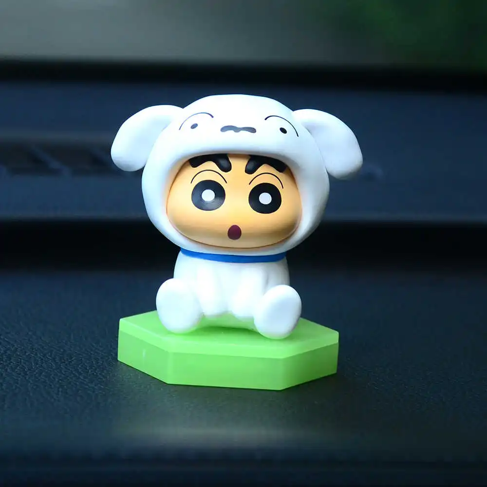 4 Style Crayon Shin Chan Anime Figures Transformation Series Boochan Sakurada Nene Cartoon Model Car Decoration Kids Toys Gift