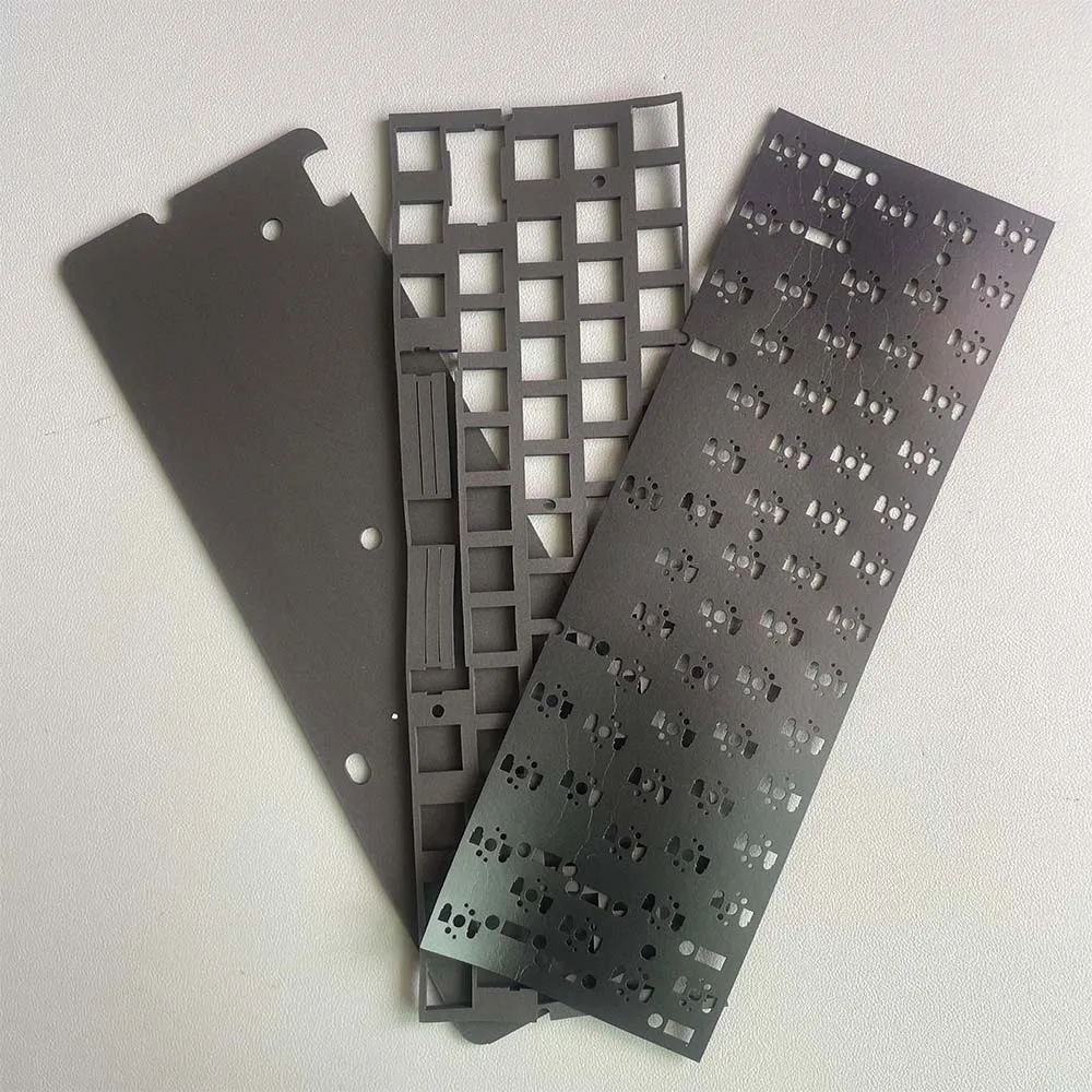 

Механическая клавиатура по индивидуальному заказу GH60 ANSI 61, 64, макет Poron, бесшумная пена 3 в 1