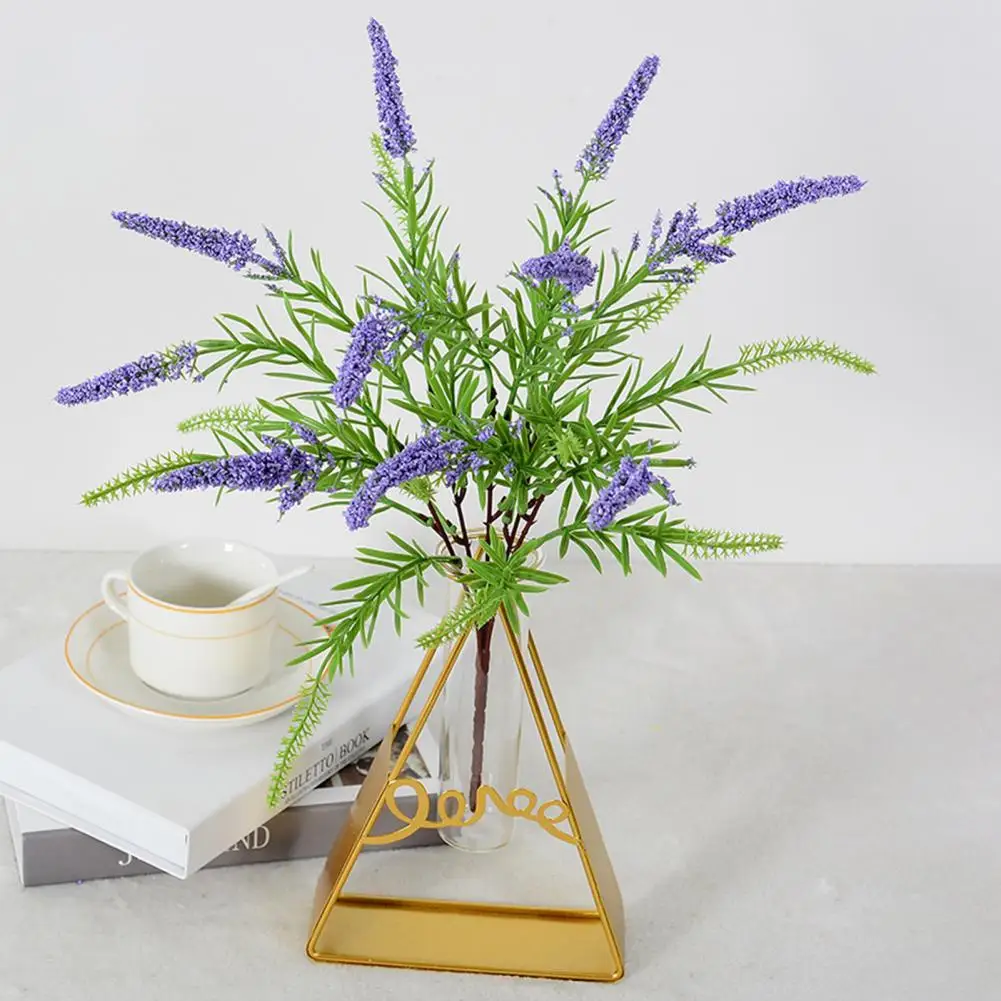 Simulated Lavender Potted Plant Faux Lavender Plant Realistic Artificial Lavender Plant Diy Floral Arrangement for Home Wedding