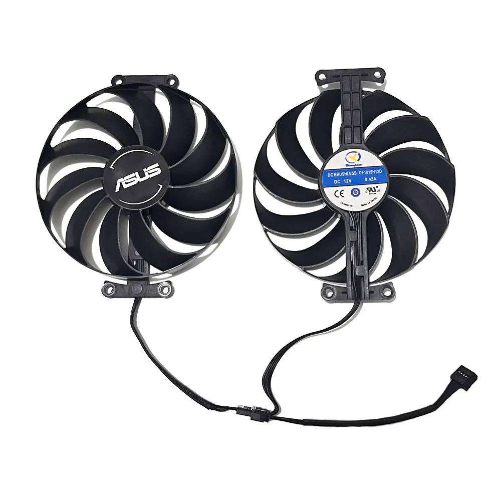 NEW CF1015H12D 95MM 5PIN 0.42A GPU Cooling Fan For ASUS Dual Radeon RX 6600 RX 6600XT RX6700XT GDDR6 Graphics Card Cooler Fan