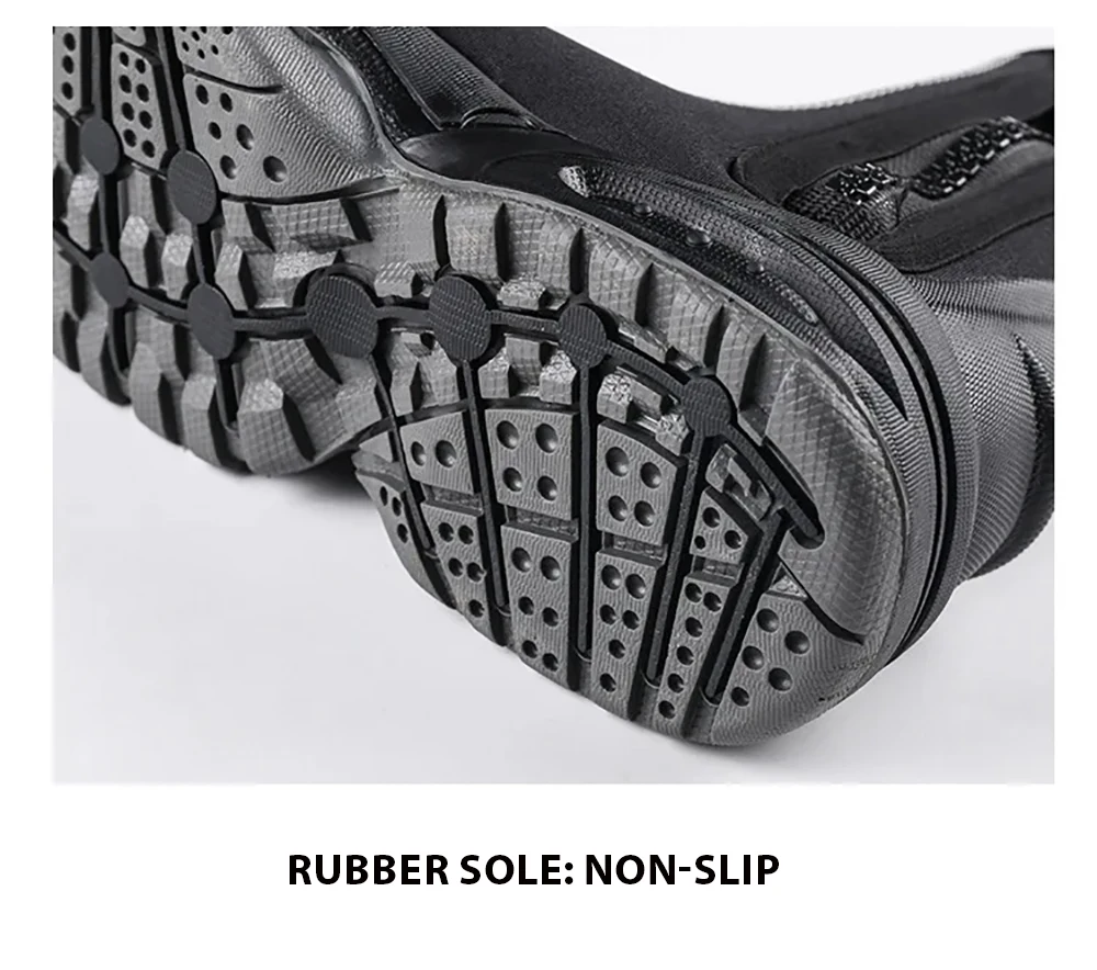 5mm Neoprene Dive Boots Wetsuit Side Zipper Men Women Snorkeling Scuba Diving Shoes Boots Water Sports Accessories