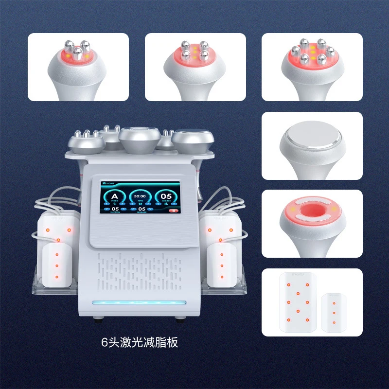 Machine Amincissante à Ultrasons, Six en Un, RF Multipolaire, Perte de Poids, Fusion Infrarouge de Bureau, Nouveauté, Rafale de Graisse Ting80 K