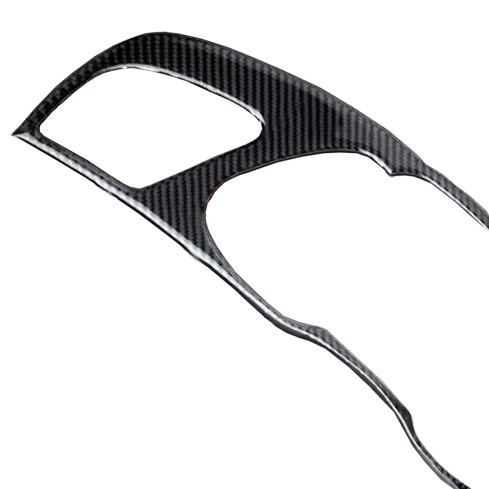 LHD/RHD Car Interior Soft Carbon Fiber Instrument Panel Frame Trim Cover For Audi A4 B8 2009-2016 A5 2008-2017 Q5 2009-2017