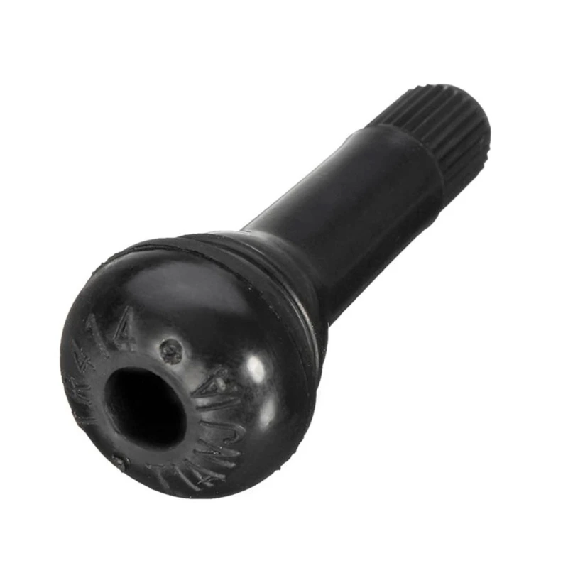 TR413 Tire Valves Stem Rubber Snap-in Valves, Tubeless Valves Stems for 0.453 inch Rim Holes for ATV Car Motorcycle