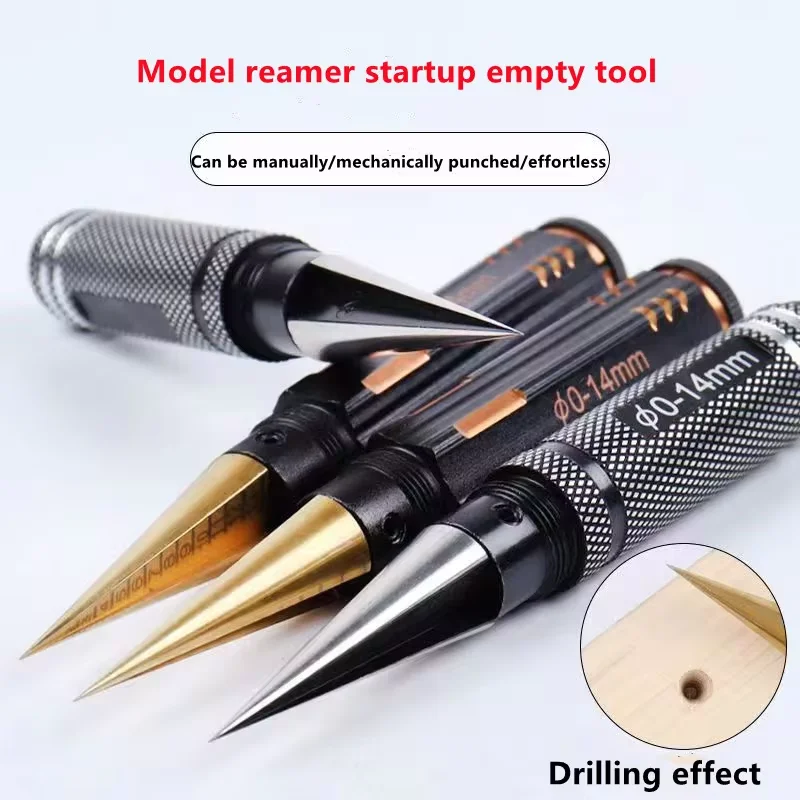 0-14mm Hass Drill Bit Metal Steel Hole Saw Reamer Cutter Opener Opening Drilling Tools Hole Opener Expanding Hole Puncher