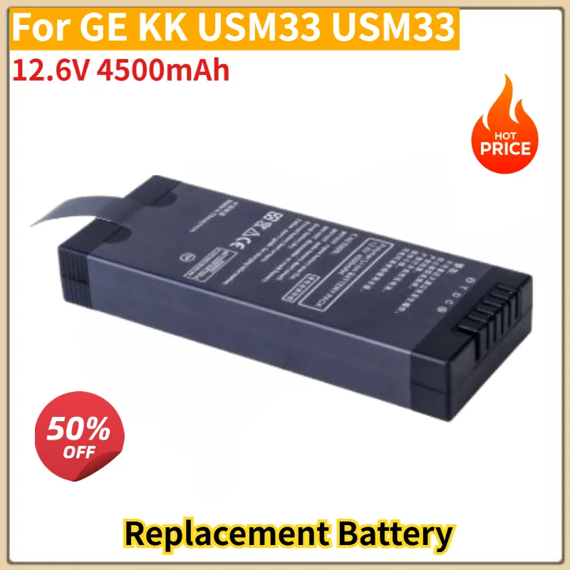 

High Quality Flaw Detector Battery for GE KK USM33 USM33 Brand New 12.6V 4500mAh Replacement Battery
