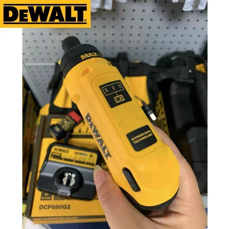 Imagem -04 - Dewalt-kit Chave de Fenda sem Fio Recarregável Chave de Fenda Giroscópica Impact Power Tools 7.2v Max Dcf680g2