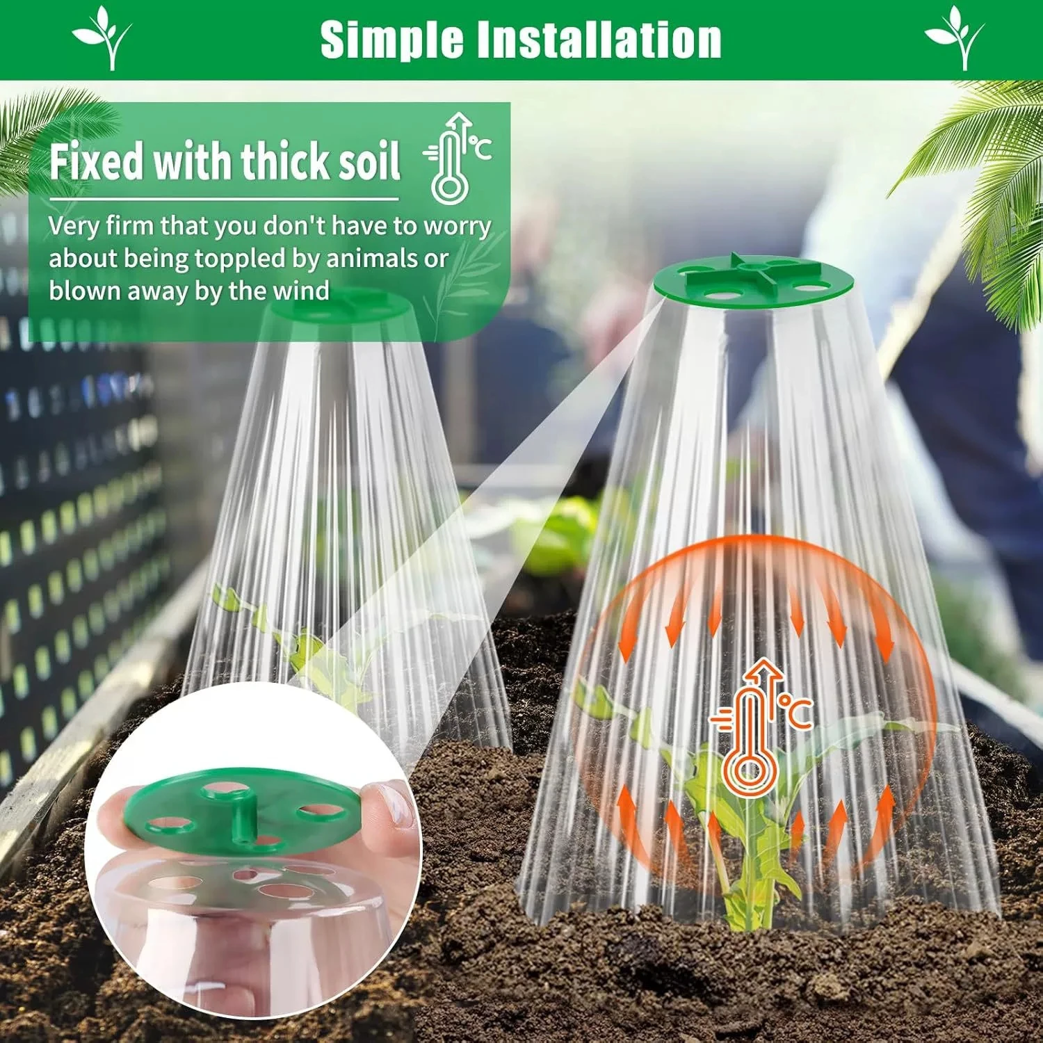 Plant Protection Cover With Breathable Valve, Waterproof Horticultural Plant Cover, Specialized For Small Vegetable Seedlings ﻿